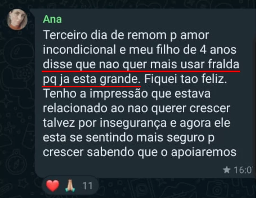 Depoimento: Desfralde gentil e com leveza