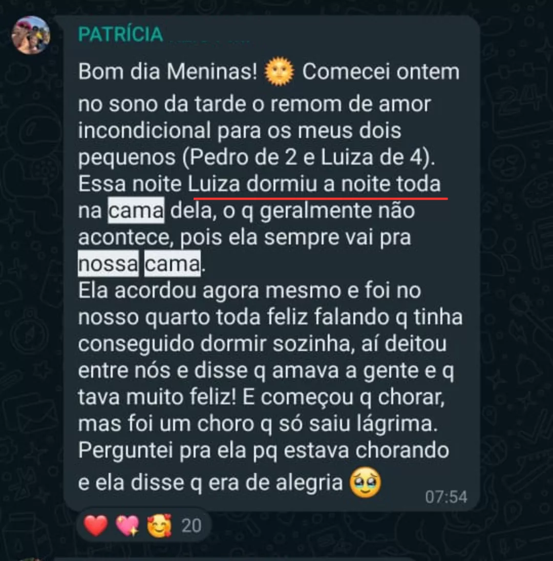 Depoimento: Segurança para dormir a noite toda no quarto