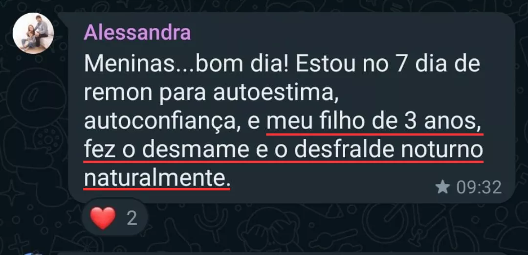 Depoimento: Desmame e desfralde noturno em 7 dias