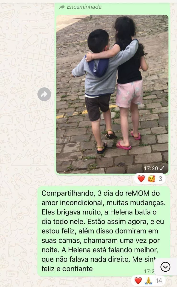 Depoimento: Calma e harmonia entre irmãos